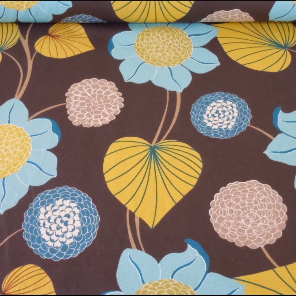 Cotton Zahara Mocha Mist Fabric